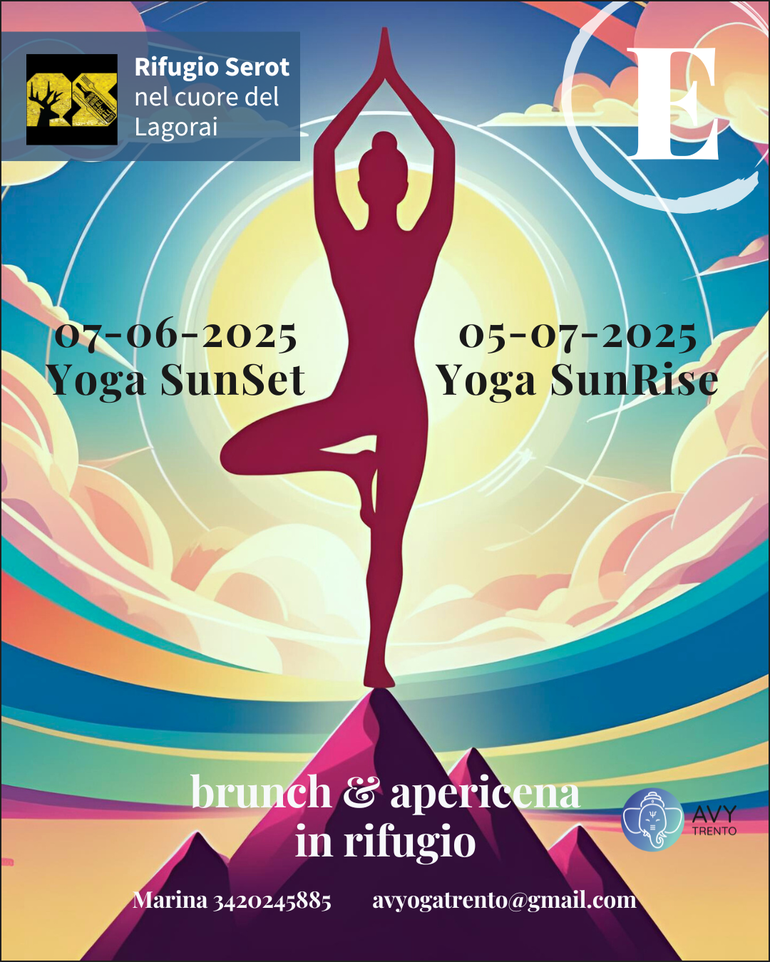 Yoga in rifugio Serot